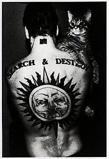 Henry Rollins With a Cat