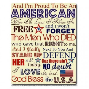 Proud to be an American! :)
