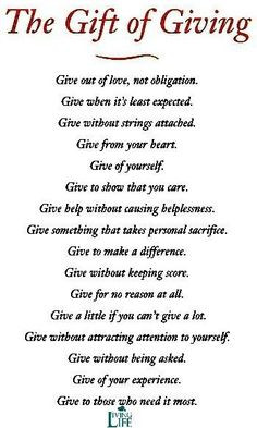 giving quotes via living life at www facebook com more giving quotes ...