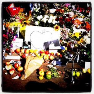 And ended my tour at 1 Infinite Loop, four days after the passing of ...