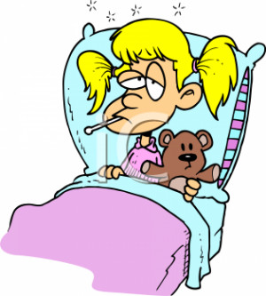 0511-0810-2317-3359_Little_Girl_Home_Sick_in_Bed_clipart_image.png