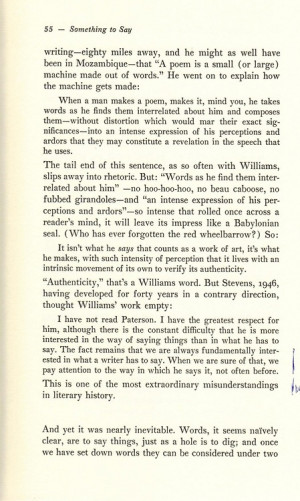 On which Markson placed a line in the margin next to part of a quote ...