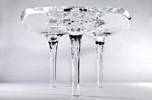 Liquid Glacial’ table by Zaha Hadid