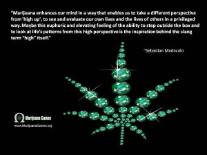 Marijuana Quote about Up High by Marincolo