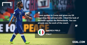 ... Pirlo’s quotes when confirming he will play on in the famous blue