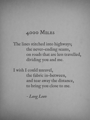 15 Truly Inspiring Short Poems About Long Distance Relationships