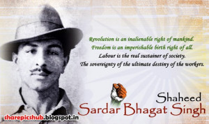 Shaheed Sardar Bhagat Singh Famous Quotes English