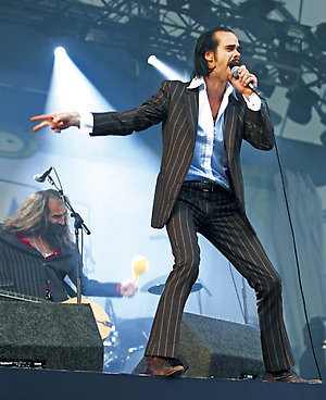 Nick Cave and Warren Ellis of Nick Cave And The Bad Seeds and ...