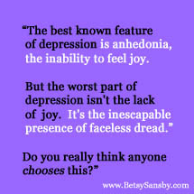 ... suffering from depression or anxiety (and those who love them