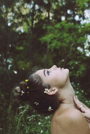 flowers in your hair..