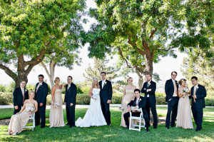 How Should an Uneven Wedding Party Walk Down the Aisle?