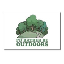 Rather Be Outdoors Postcards (Package of 8) for
