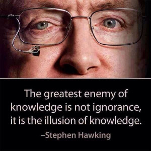 Hawking - knowledge