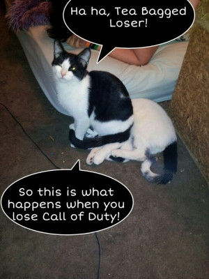 Losing Call of Duty.... Damn the bad luck...