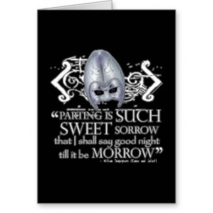 Romeo & Juliet Quote Greeting Card