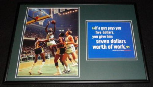 ... Bill Russell > Bill Russell Celtics Framed 12x18 Photo & Quote Display
