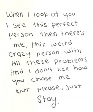 ... Crazy Person Withg All These Problems And I Don’t See How You Chose