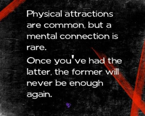 Physical attractions are common....
