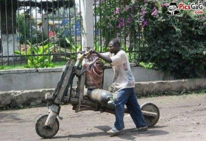 Funny African Bike