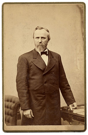 Citation: Portrait of President Rutherford B. Hayes., ca. 1876 / Ruth ...