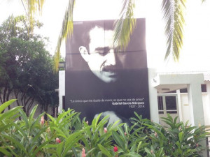 Aracataca, Colombia: Great quote at the museum.