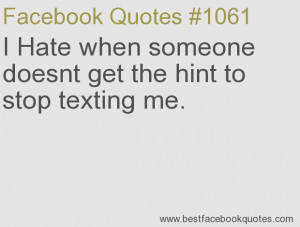hate texting
