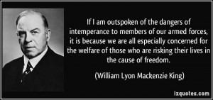 If I am outspoken of the dangers of intemperance to members of our ...