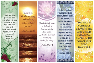 Bible Verse bookmarks by Dawnchaser