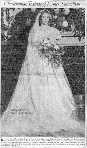 Margaret Rhett Cuthbert married John Moran Ezzell in 1939. She is the ...