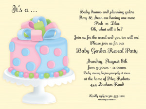 stationery baby shower invitations gender reveal cake baby shower ...