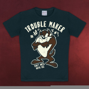 Looney-Tunes-Taz-Tasmanischer-Teufel-Kinder-T-Shirt-Markenware-robust