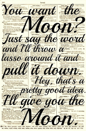 Lasso the Moon It's a Wonderful Life Quote by reimaginationprints