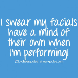 ... when I'm performing! #cheerquotes #cheerleading #cheer #cheerleader