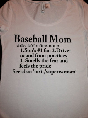 Baseball Mom Quotes Baseball mom shirt