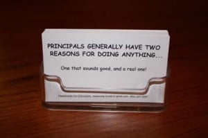 School Principal Desk Signs...