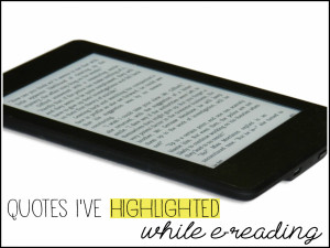 Highlighted Kindle Quotes
