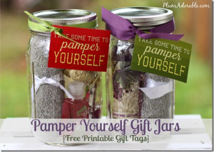 These pamper yourself gift jars from Plum Adorable are … plum ...