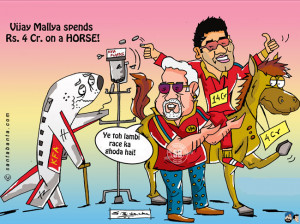 Vijay Mallya Spends Rs.4 Cr on a horse!
