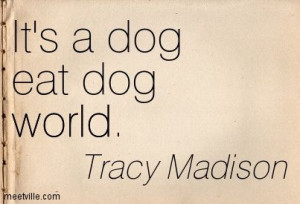 It's A Dog Eat Dog World