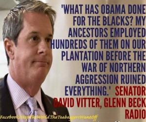 Stupid conservative quote by David Vitter.