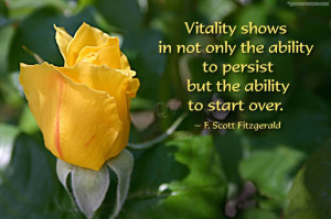 ... Shows In Not Only The Ability To Persist But The Ability To Start Over