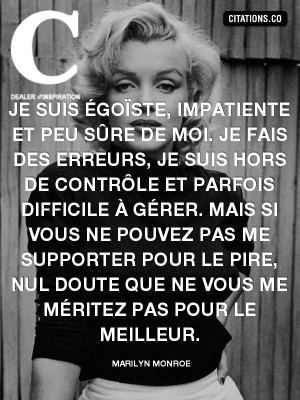 Je Suis Ã©goÃ¯ste Impatiente Et Peu SÃ»re De Moi Fais Des ...