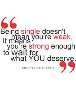 Inspirational Quotes, Being Single