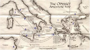 images of the trojan war myth the odyssey adventure map
