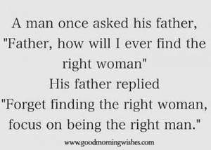 Good Morning Quotes : A man once asked his father..