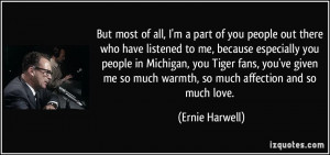 More Ernie Harwell Quotes