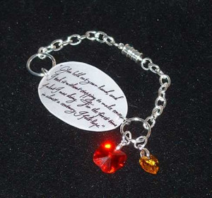 Twilight Saga Quote Bracelet - Custom Jasper Hale quote photo ...