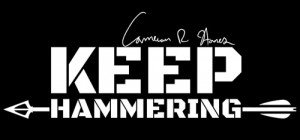 Cameron Hanes Keep Hammering Sticker