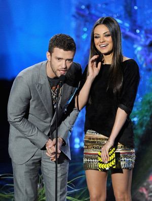 ... Justin Timberlake and Mila Kunis Groping Each Other at MTV Movie