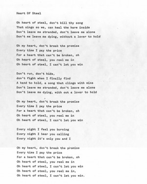 Lykke Li - Heart of Steel